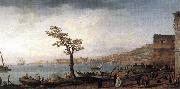 VERNET, Claude-Joseph View of Naples uit oil